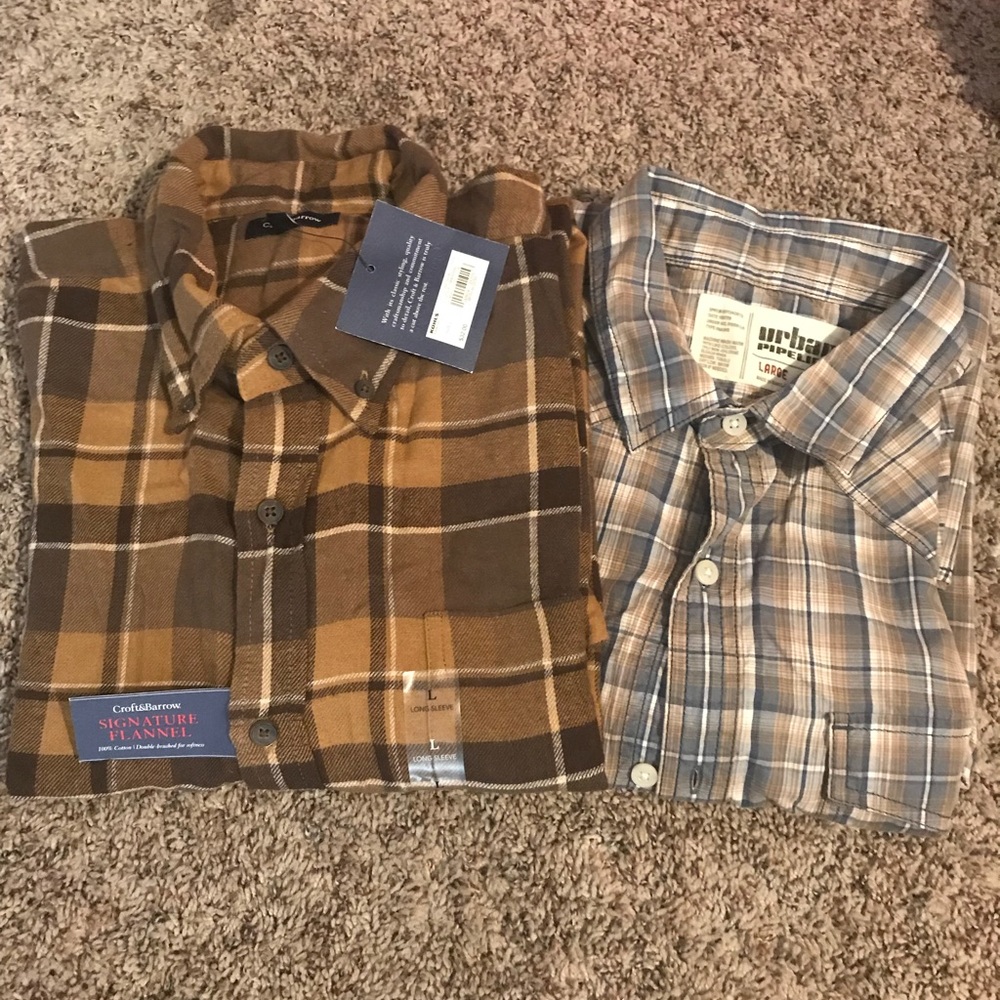 2 New long sleeve shirt